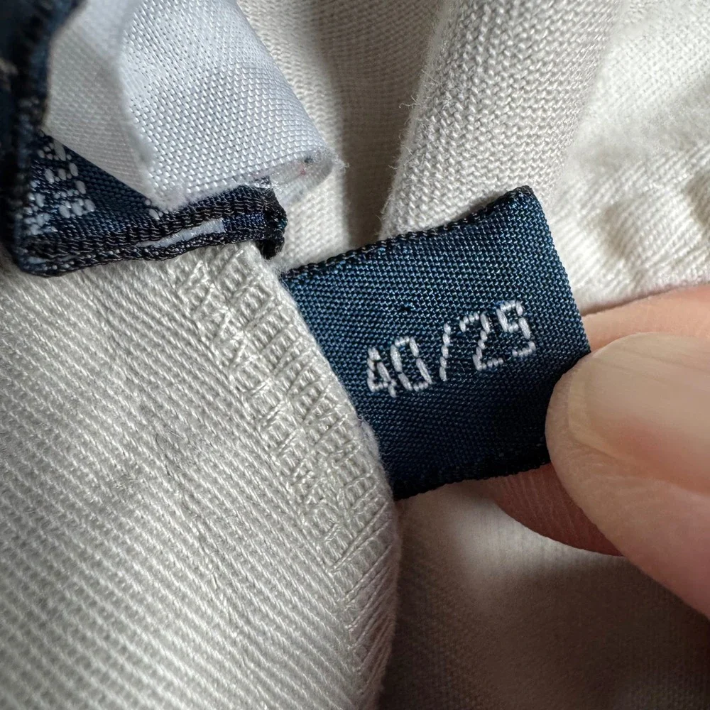 Polo Ralph Lauren Andrew Pant 40x29 Khaki Pleated Mens Classic Chino ( Fits 36 )